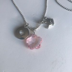 Princess charm necklace 15-18”